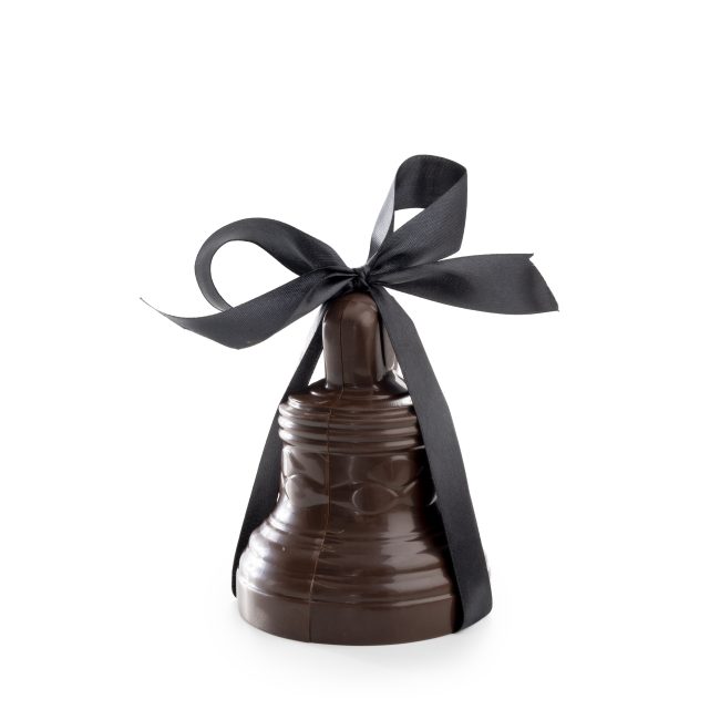 Grande Cloche de Pâques au Chocolat NoirGarni de Surprises Chocolatées